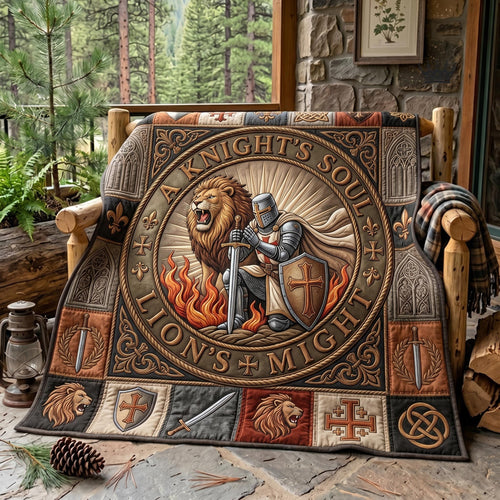 Full Armor Of God Quilted Blanket GFTOMA12690
