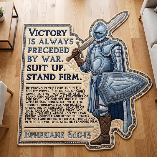 Full Armor Of God Custom Shape Area Rug GFTOMA12695