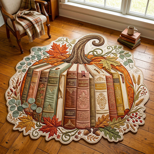 Pumpkin Glow Custom Shape Area Rug GFTOMA12705