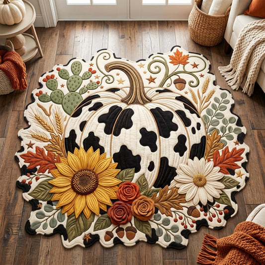 Pumpkin Dreams Custom Shape Area Rug GFTOMA12706
