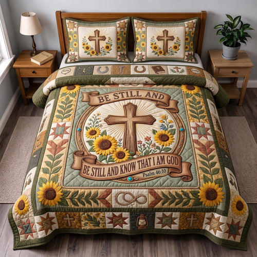 Western Faith 3-Piece Quilted Bedding Set GFTOMA12737
