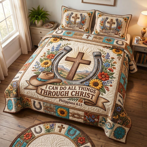 Western Grace 3-Piece Quilted Bedding Set GFTOMA12739
