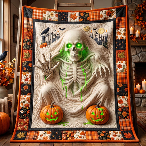 Skeleton Vibes Quilted Blanket GFTOMA12831