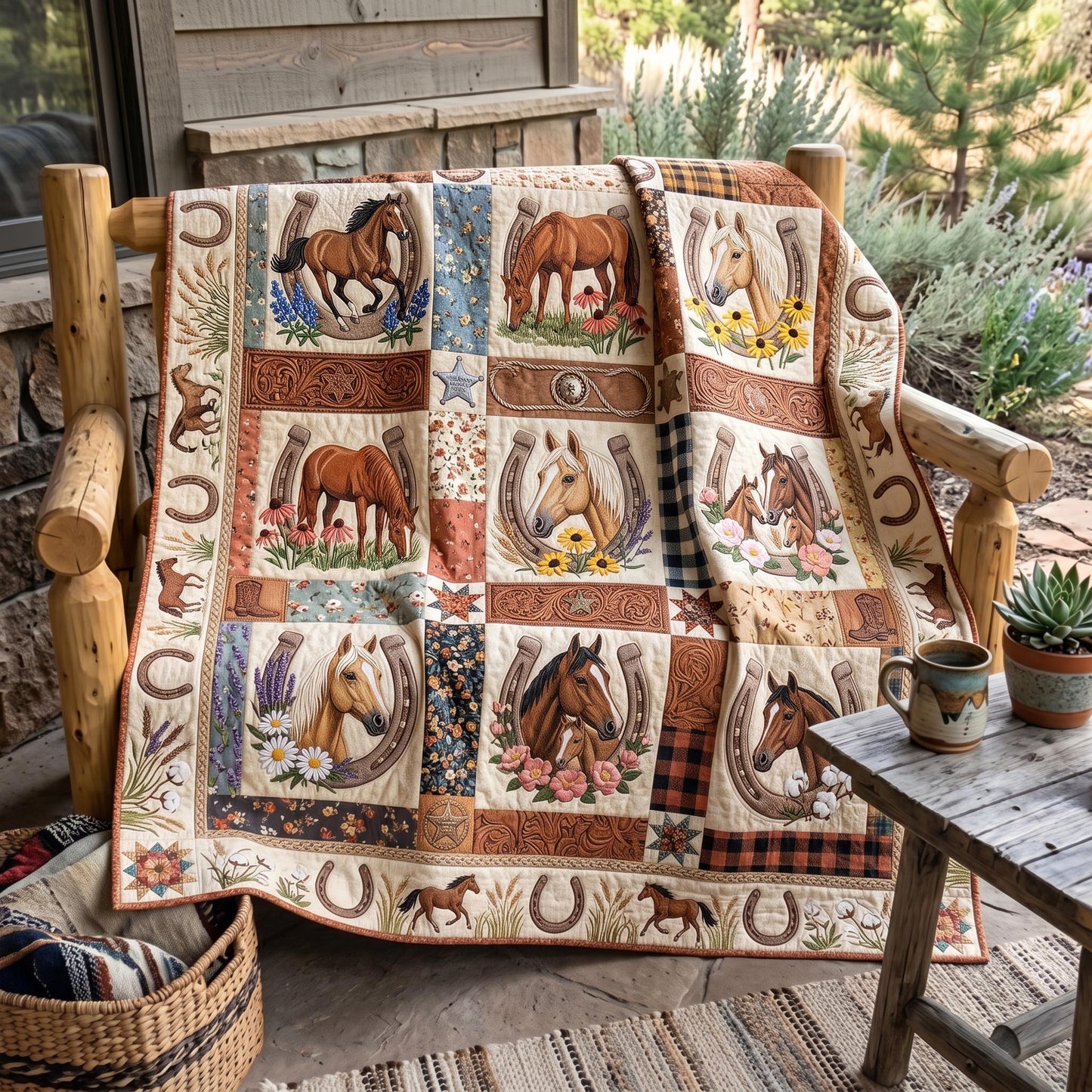 Western Soul Quilted Blanket GFTOMA12837