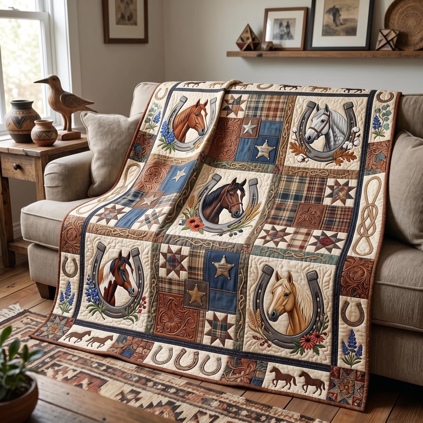 Western Soul Quilted Blanket GFTOMA12839