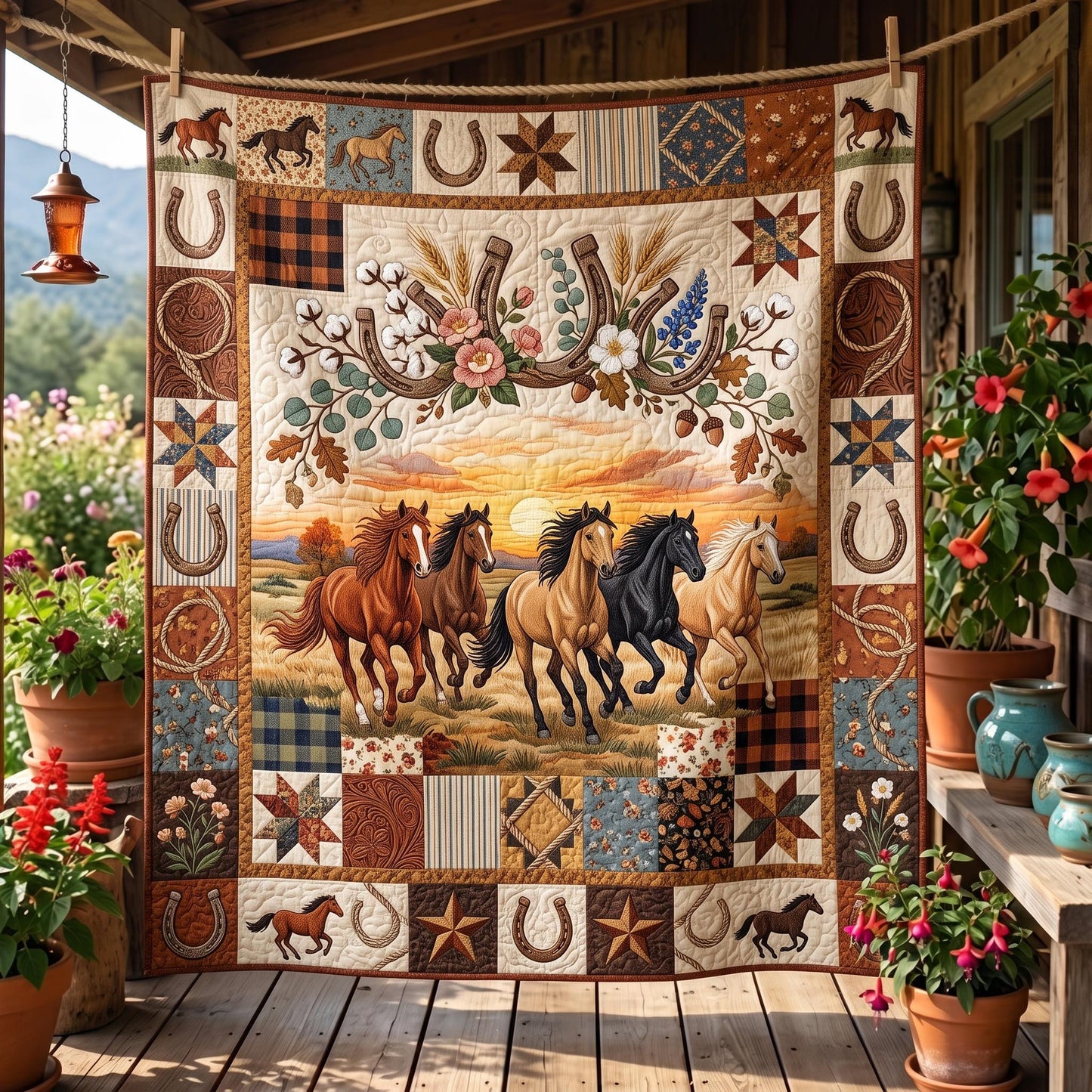 Western Soul Quilted Blanket GFTOMA12841