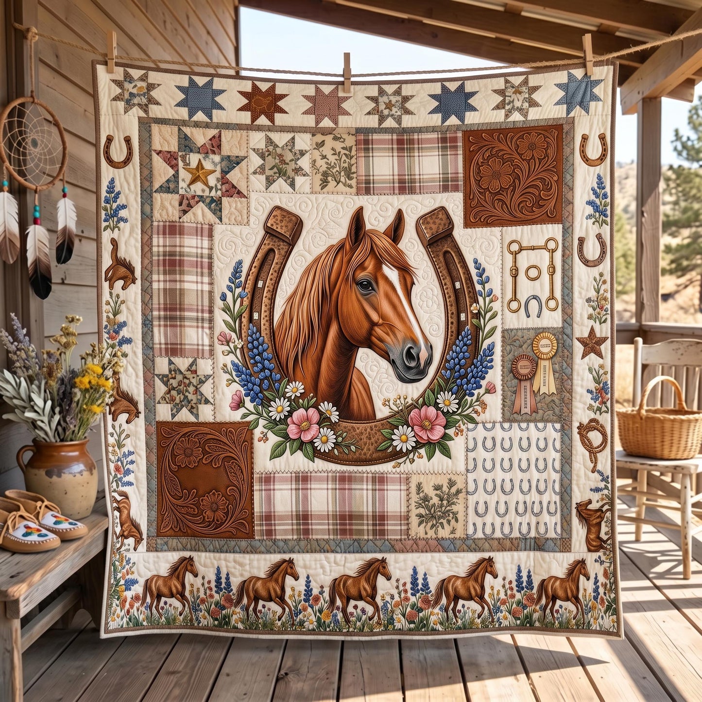 Western Soul Quilted Blanket GFTOMA12842C1
