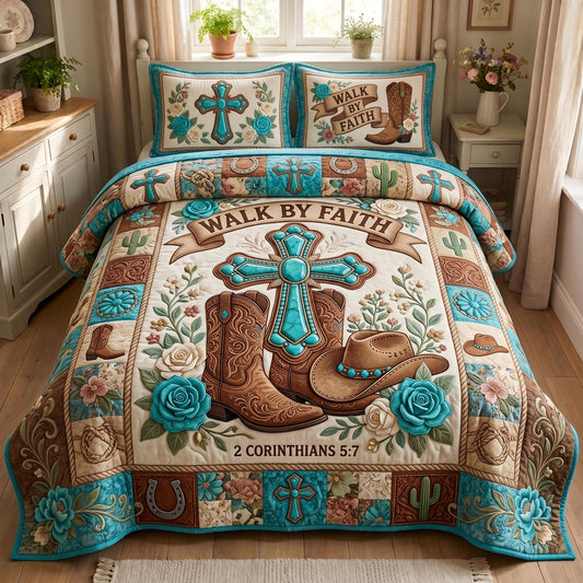 Ranch Faith 3-Piece Quilted Bedding Set GFTOMA12853
