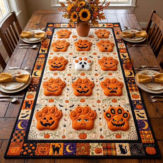 Pumpkin Paws Quilted Table Runner GFTOMA12870