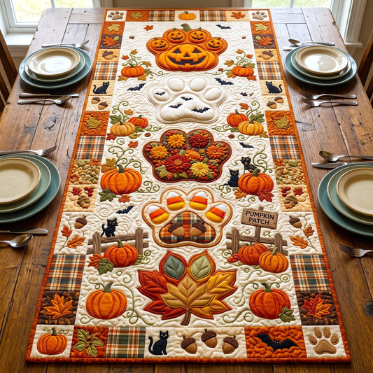 Cozy Paws Quilted Table Runner GFTOMA12871
