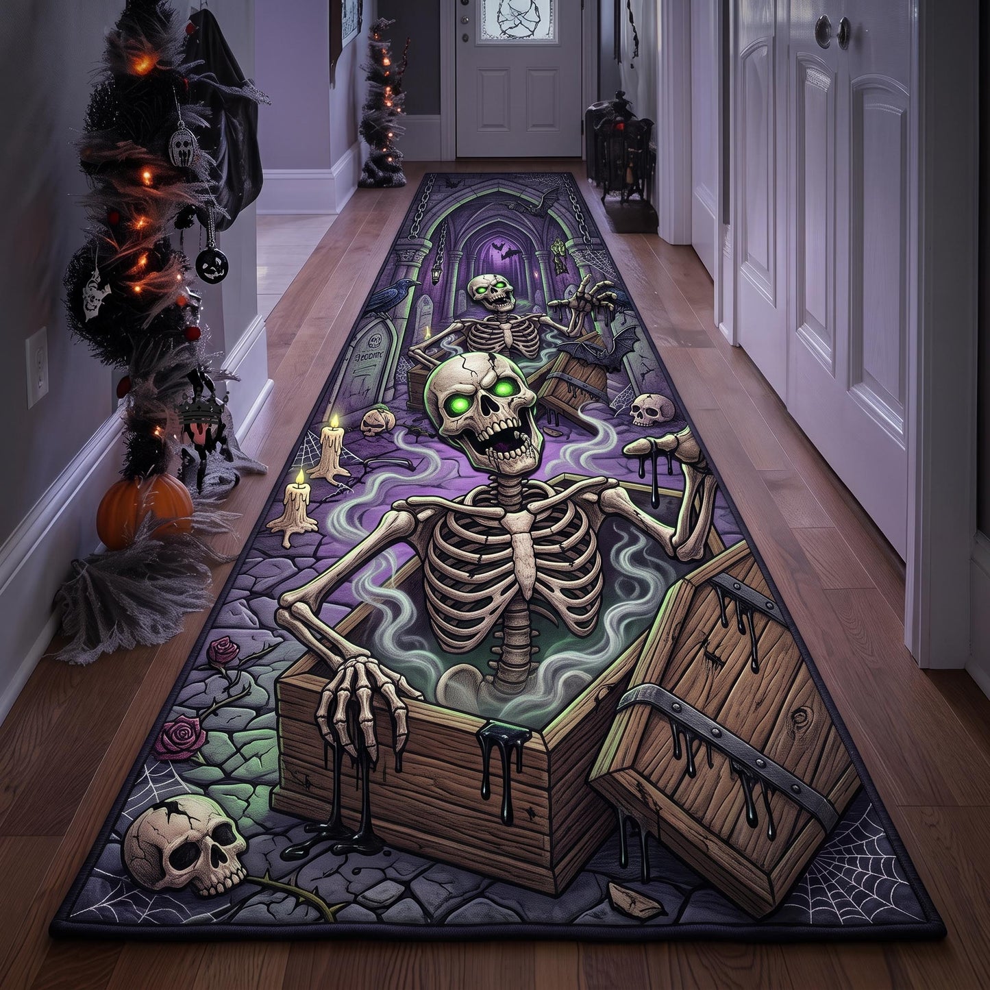 Skeleton Spirit Runner Rug GFTOMA12880
