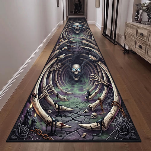 Skeleton Nights Runner Rug GFTOMA12881