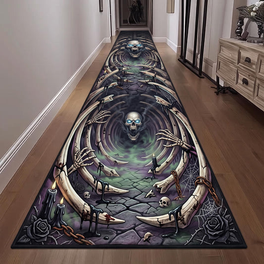 Skeleton Nights Runner Rug GFTOMA12881