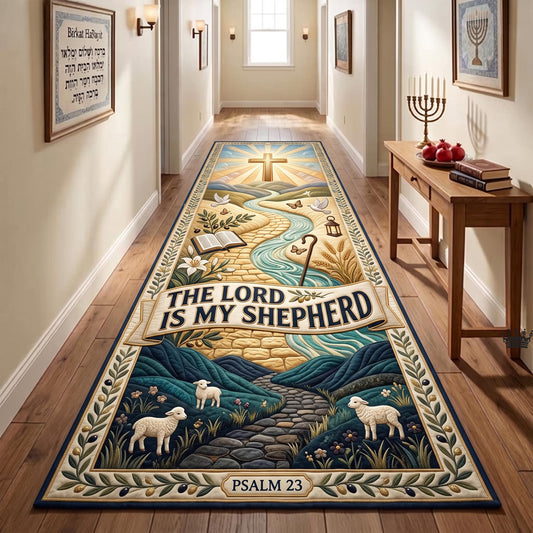 Floral Bible Runner Rug GFTOMA12885