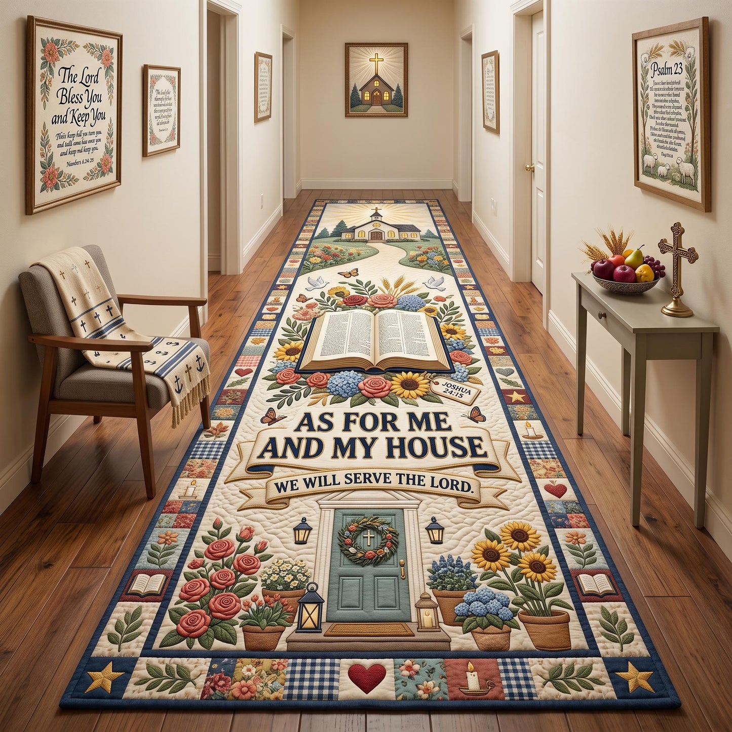 Faith Scripture Runner Rug GFTOMA12888