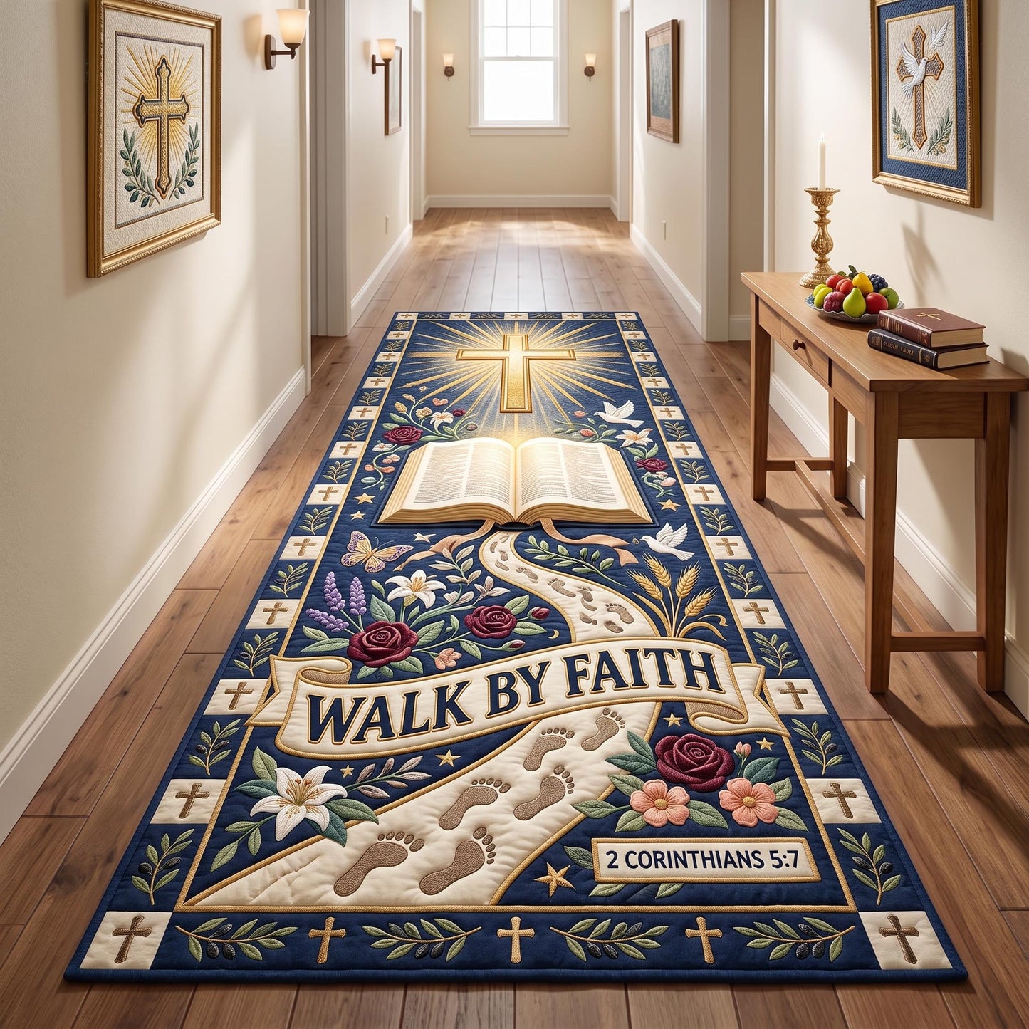 Bible Blessings Runner Rug GFTOMA12889