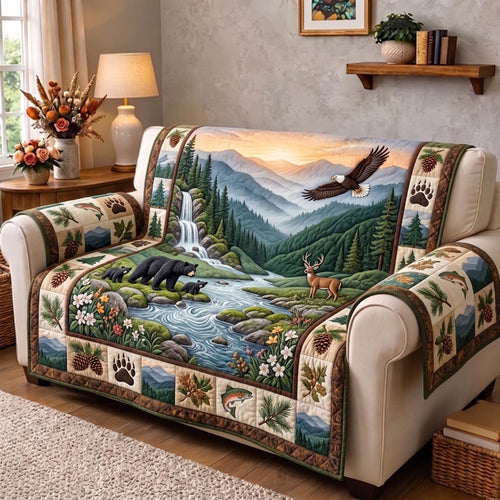 Great Smoky Mountains Quilted Sofa Cover GFTOMA12891