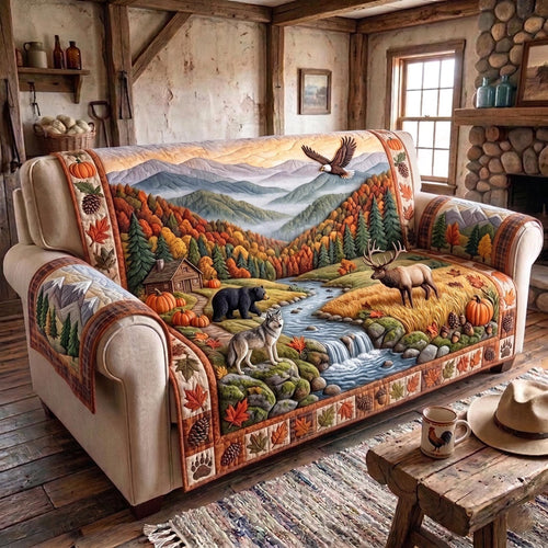 Great Smoky Mountains Quilted Sofa Cover GFTOMA12894