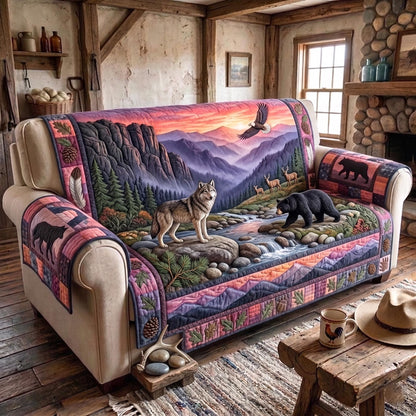 Great Smoky Mountains Quilted Sofa Cover GFTOMA12895