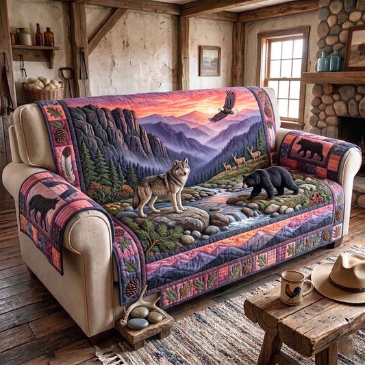 Great Smoky Mountains Quilted Sofa Cover GFTOMA12895