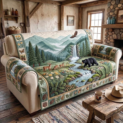 Great Smoky Mountains Quilted Sofa Cover GFTOMA12896