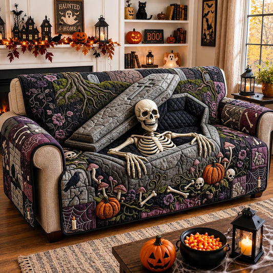 Phantom Hollow Quilted Sofa Cover GFTOMA12920