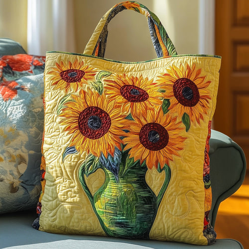 Sunflower Quilted Tote Bag GFTOMA1293