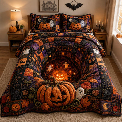 Haunted Moon 3-Piece Quilted Bedding Set GFTOMA12942