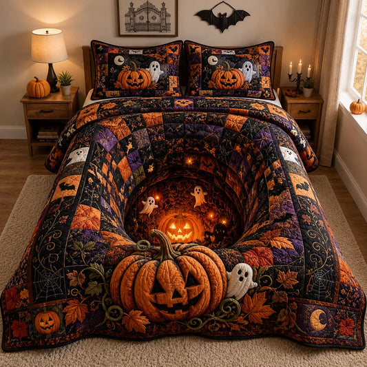 Haunted Moon 3-Piece Quilted Bedding Set GFTOMA12942