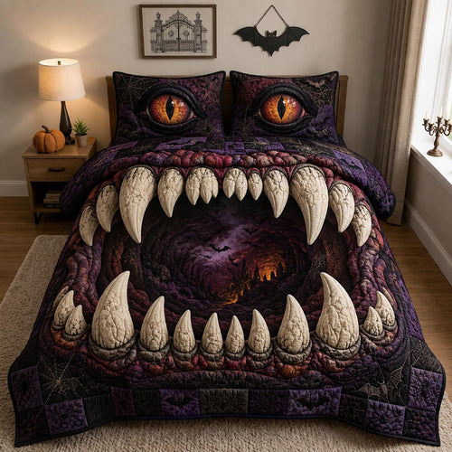Phantom Hollow 3-Piece Quilted Bedding Set GFTOMA12944