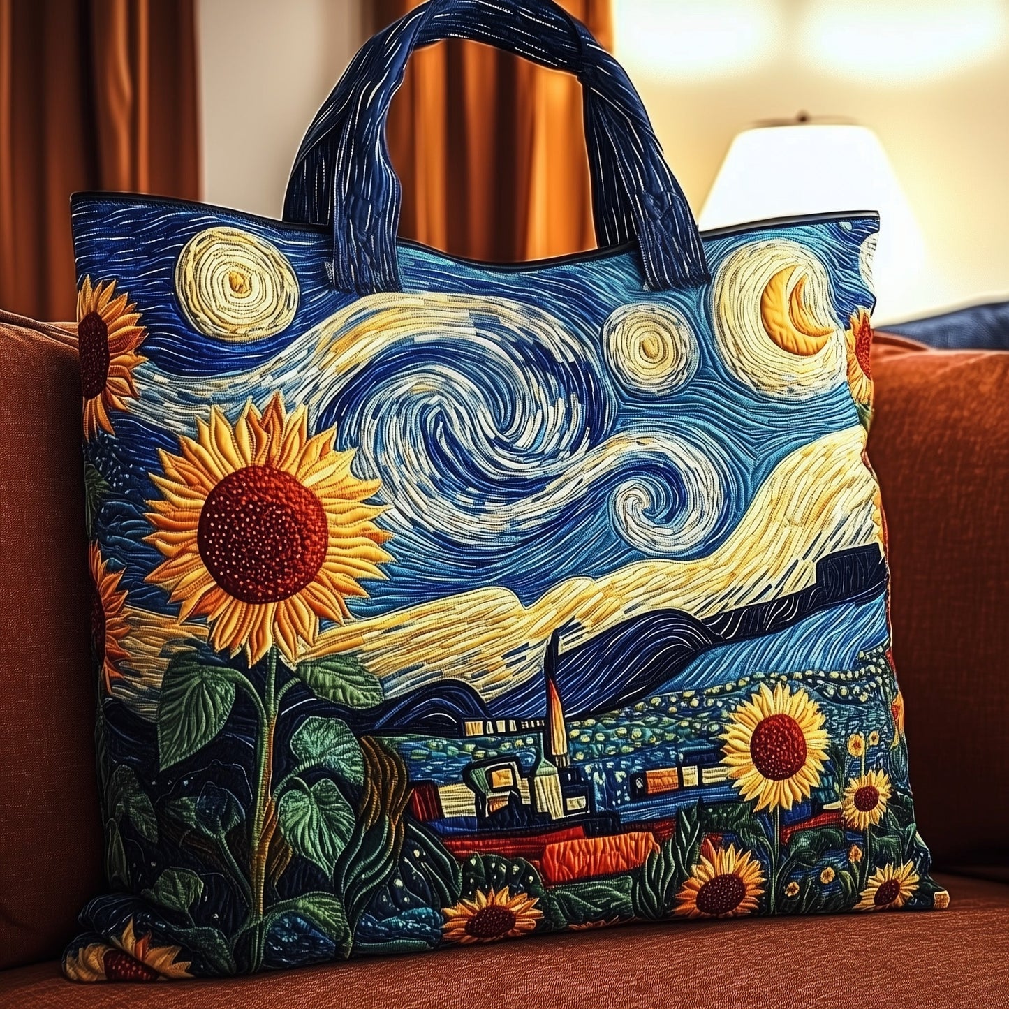 Sunflower Quilted Tote Bag GFTOMA1298