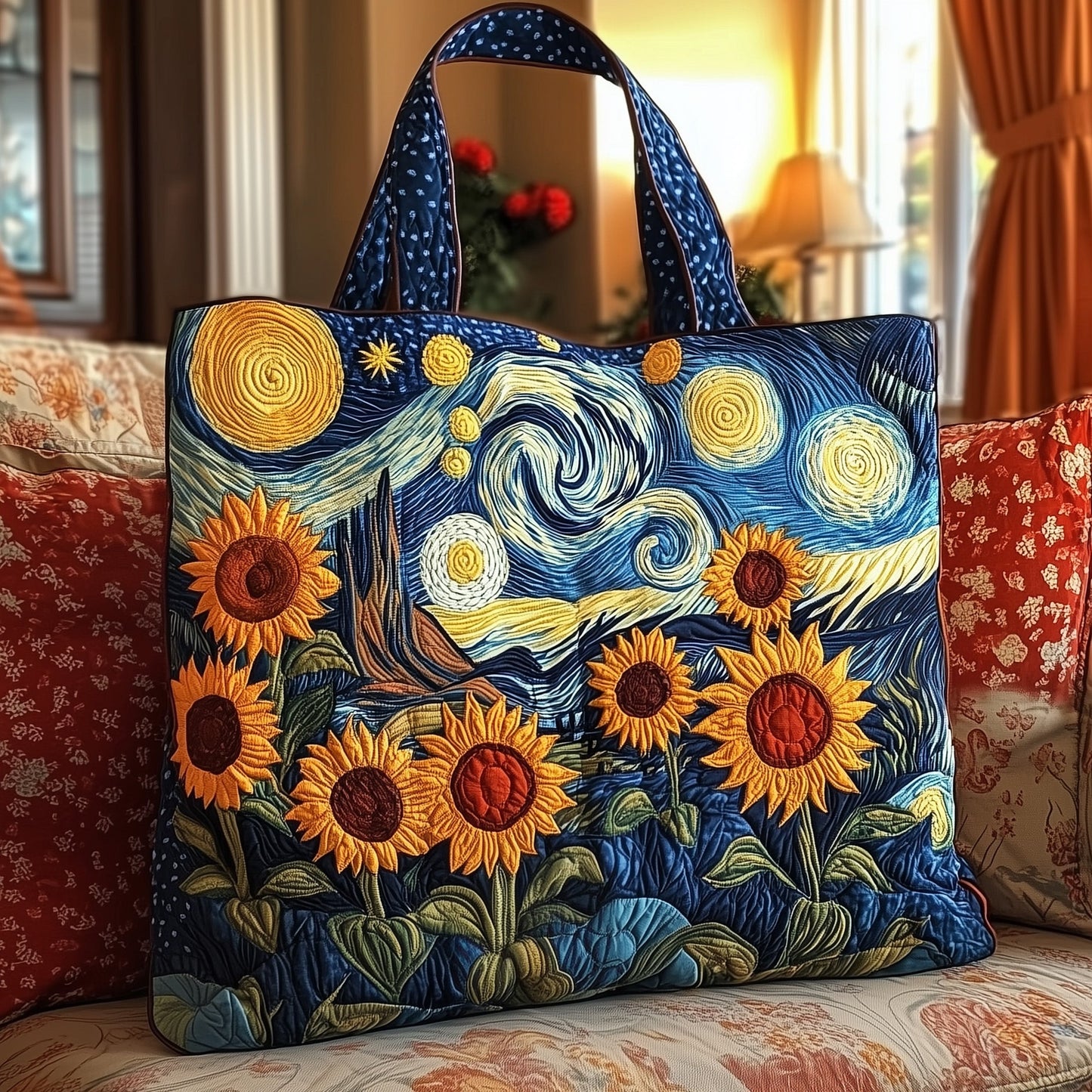 Sunflower Quilted Tote Bag GFTOMA1299