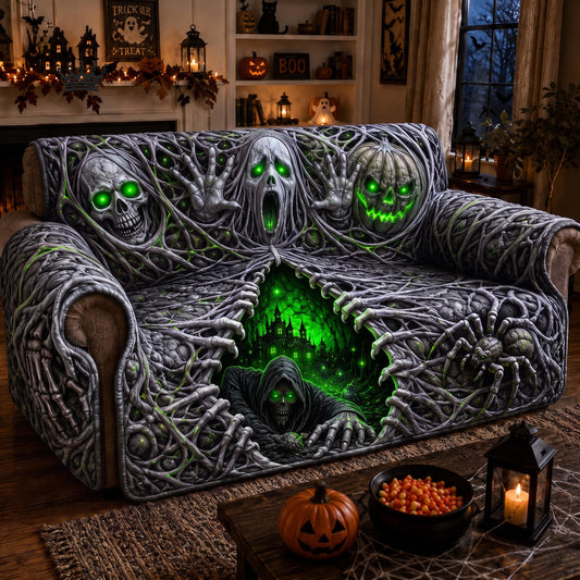 Nightmare Hollow Quilted Sofa Cover GFTOMA13022