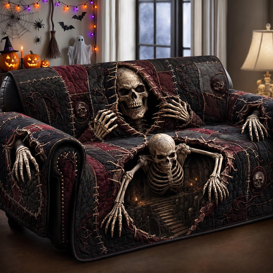 Twisted Halloween Quilted Sofa Cover GFTOMA13026