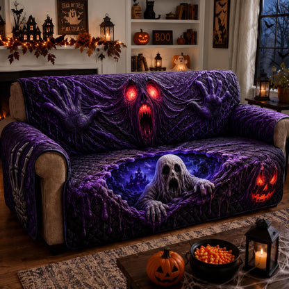 Phantom Hollow Quilted Sofa Cover GFTOMA13027
