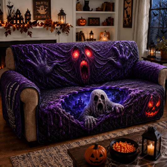 Phantom Hollow Quilted Sofa Cover GFTOMA13027
