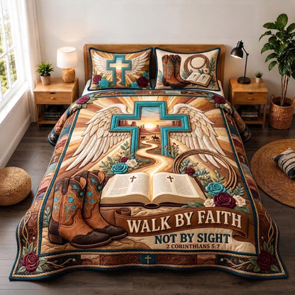 Ranch Faith 3-Piece Quilted Bedding Set GFTOMA13056