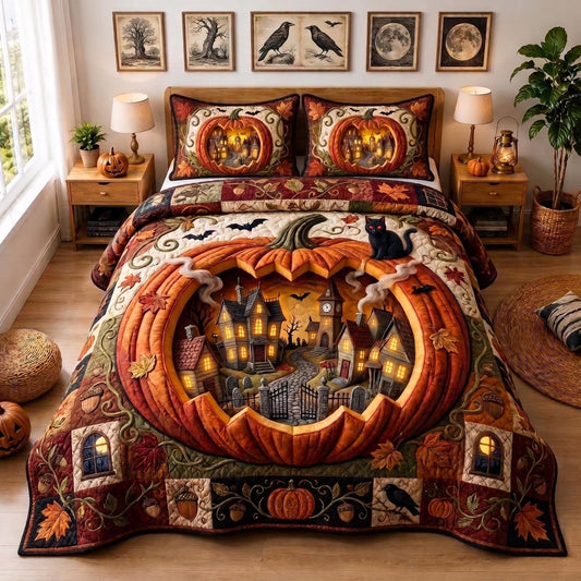 Haunted Hollow 3-Piece Quilted Bedding Set GFTOMA13073