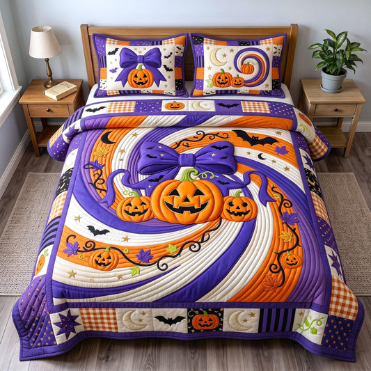 Autumn Bliss 3-Piece Quilted Bedding Set GFTOMA13108
