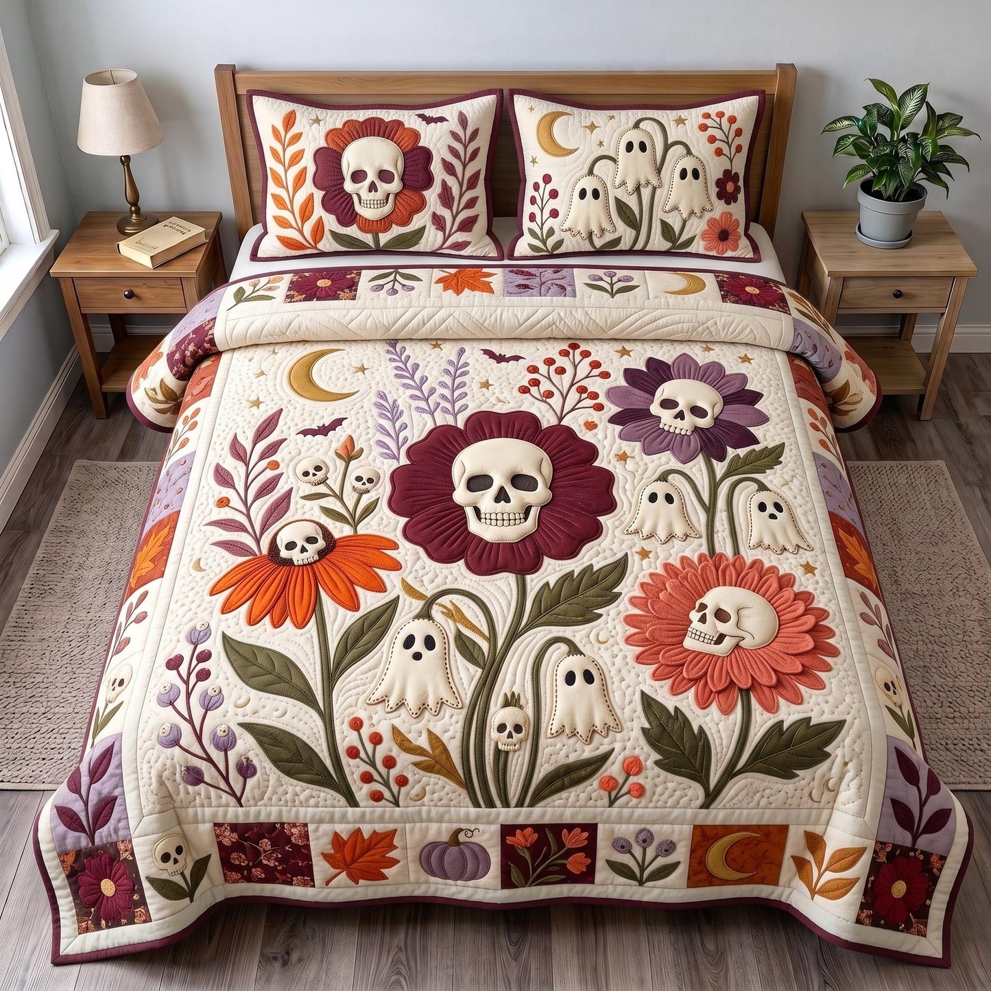Fall Funk 3-Piece Quilted Bedding Set GFTOMA13116