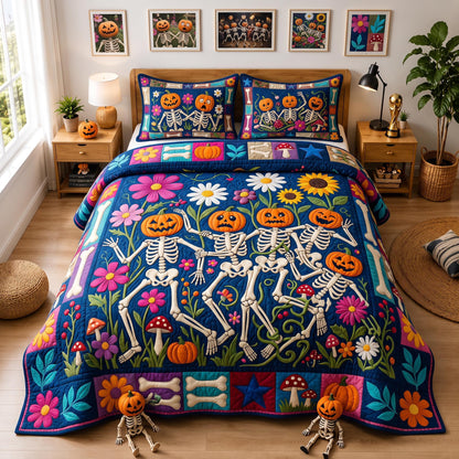 Autumn Pop 3-Piece Quilted Bedding Set GFTOMA13117