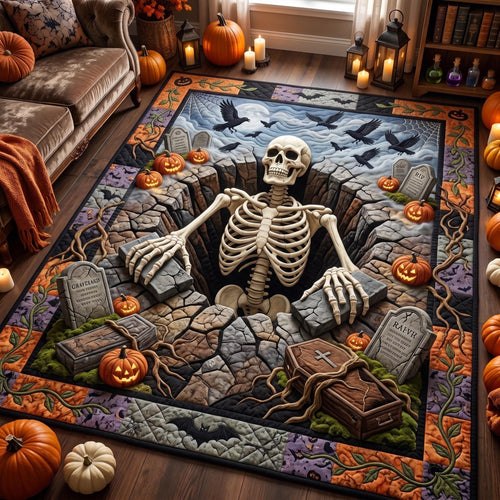 Skeleton Charm Area Rug GFTOMA13126
