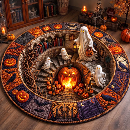 Haunted Manor Quilted Round Mat GFTOMA13141