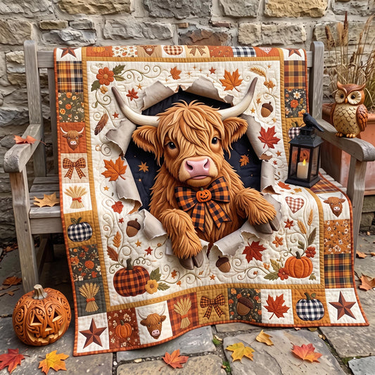 Autumn Highland Quilted Blanket GFTOMA13154