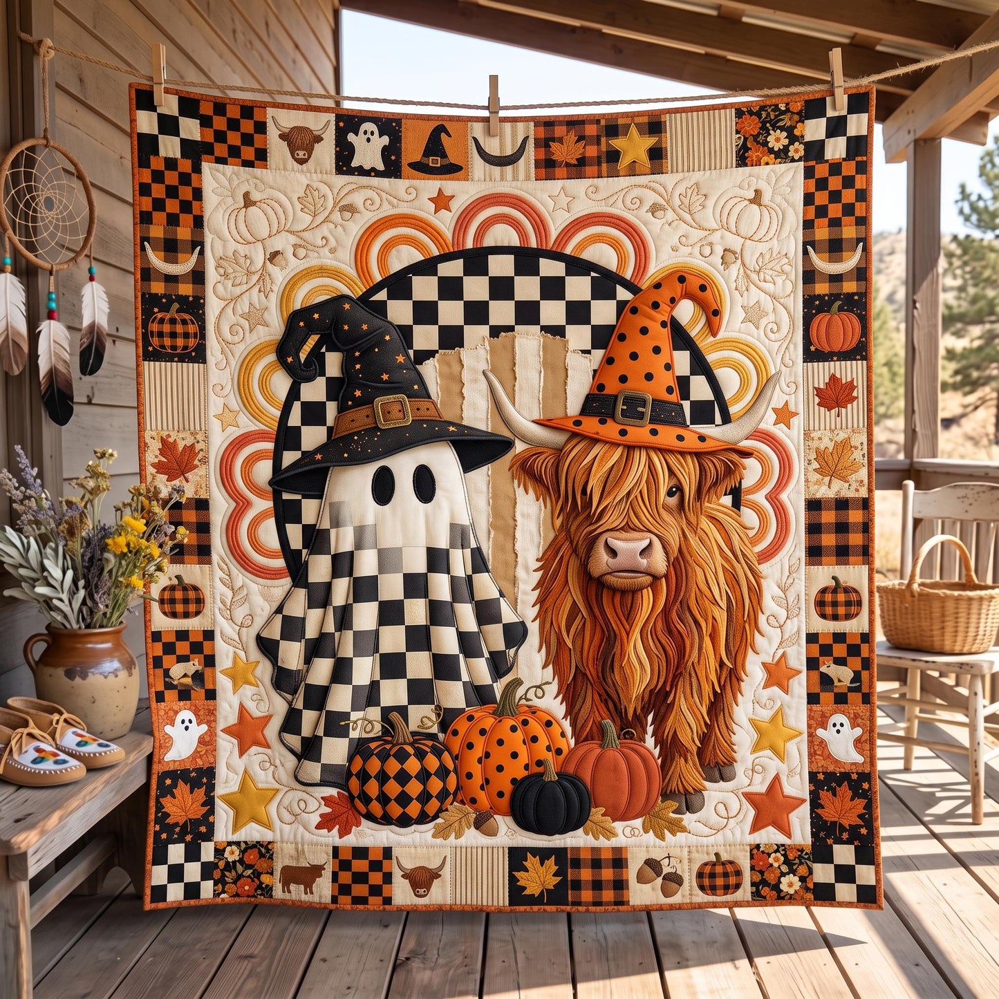 Highland Autumn Quilted Blanket GFTOMA13156