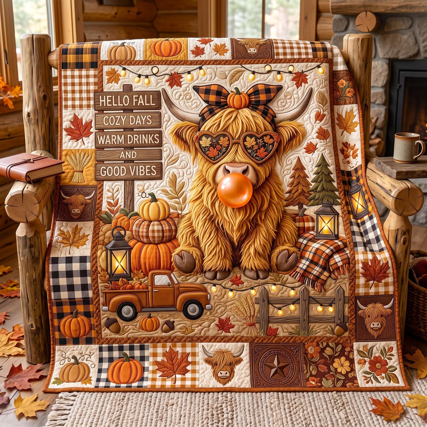 Rustic Highland Quilted Blanket GFTOMA13157