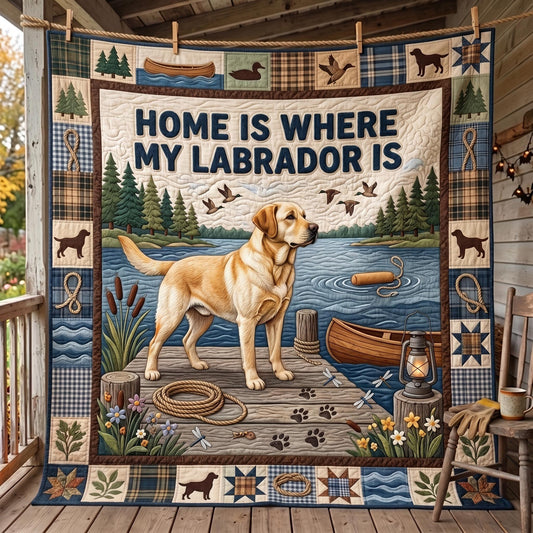 Labrador Life Quilted Blanket GFTOMA13161