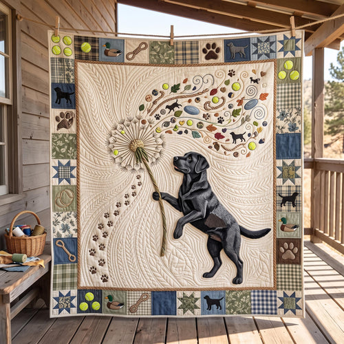 Labrador Dreams Quilted Blanket GFTOMA13165