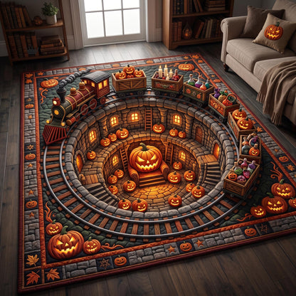 Pumpkin Abyss Area Rug GFTOMA13196