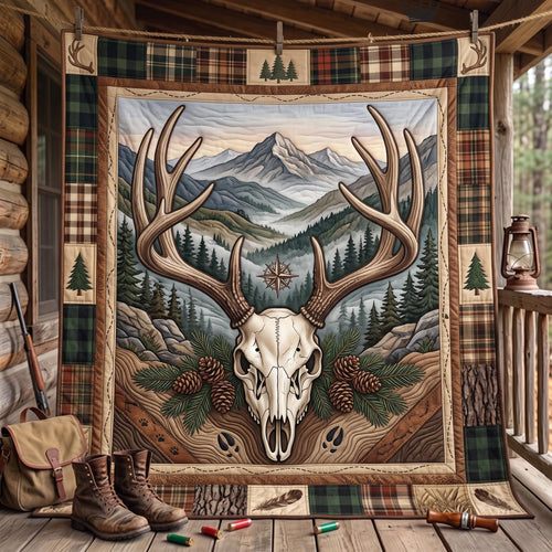 Buck Wilderness Quilted Blanket GFTOMA13233